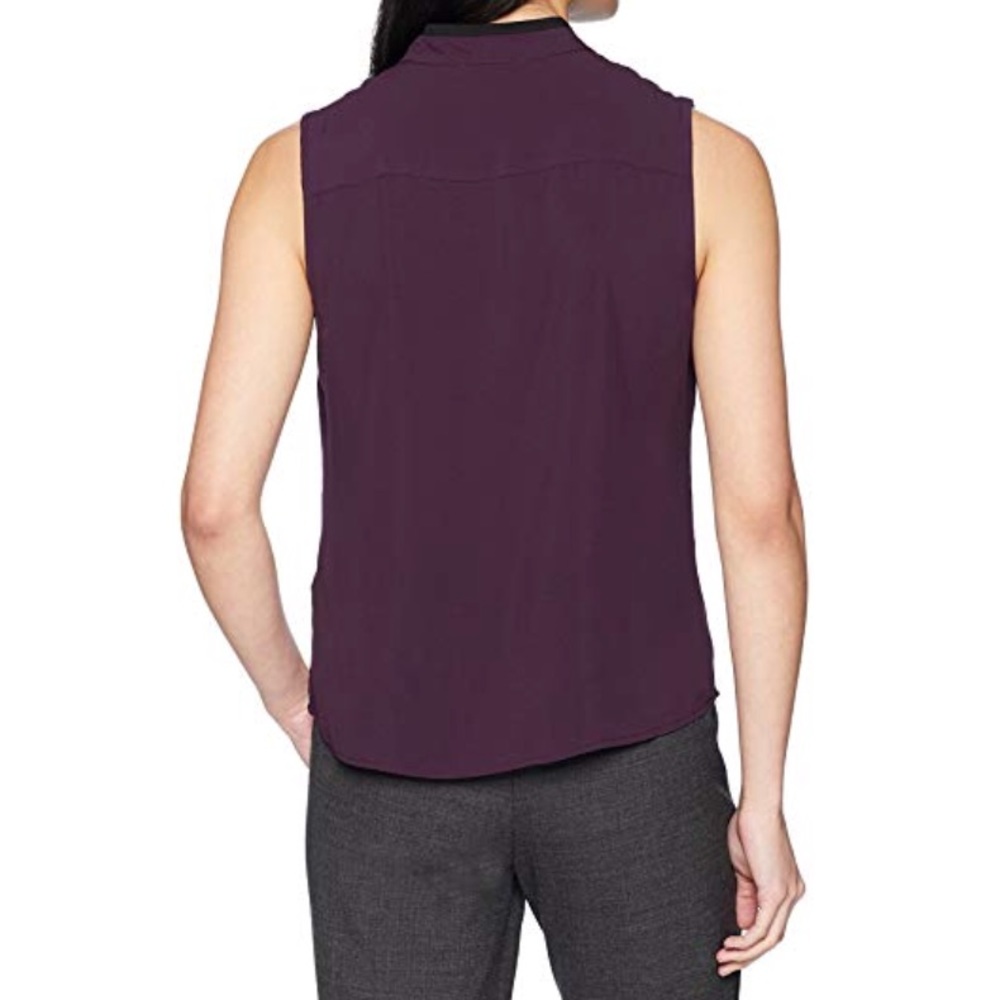 CALVIN KLEIN Women's Ruffle Top - Picture 3 of 5